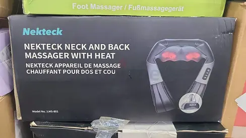 Nekteck Neck and Back Massager with Heat - Lightly Used