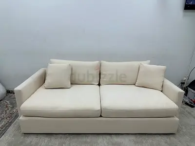 Excellent condition cratebarrel three seater sofa
