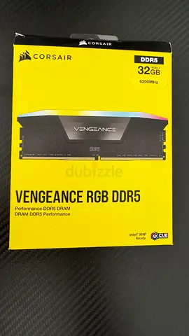 Corsair Vengeance RGB DDR5 32GB (2x16GB) RAM - CL36 6200 MHZ