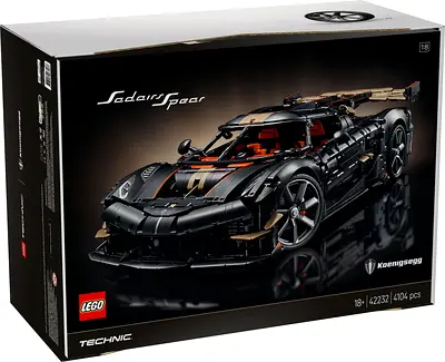 Brand new - Sealed - 42232 - Koenigsegg Sadairs Spear Megacar - 4104 Pieces