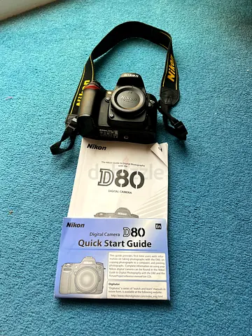 Nikon D80 DSLR Complete Kit – 3 Lenses, BRAND NEW BATTERY, Charger, Hoods  Manuals