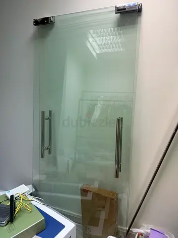 Frameless Glass Door with Stainless Steel Handles