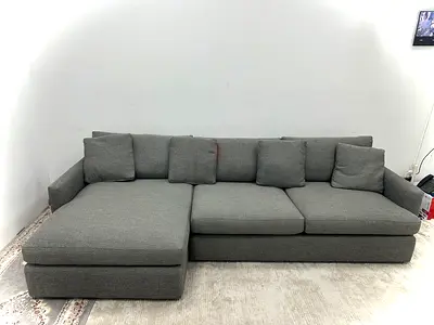 Amazing condition cratebarrel lshape sofa