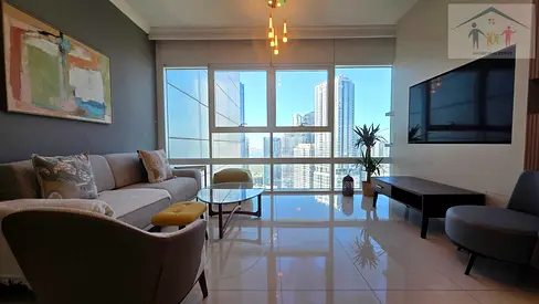 Fully Furnished(new furniture) | High Floor | Sea View | Ready to Move In