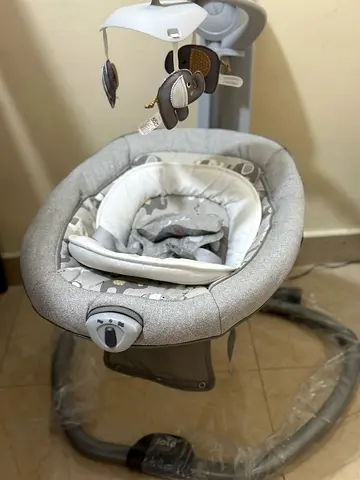 Light grey Joie baby swing with good condition.