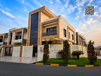 🏡 For sale: Luxury corner villa with swimming pool in Al Zahia – Ajman | On Sheikh Mohammed Bin Zayed Road and behind the new shops | Includes regist