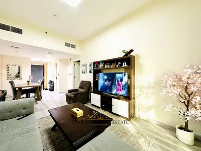 Furnished 1BR Apartment | Multiple Cheques | Balcony & Roundabout view