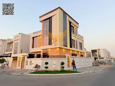 Modern Corner Villa for Sale in Al Yasmeen, Ajman | 5 Master Bedrooms | 3 Floors | Luxury Finishes