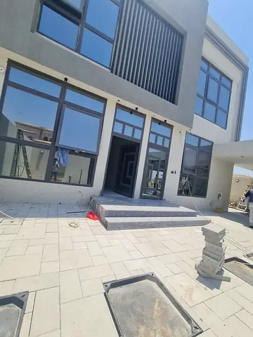 Brand new villa, first occupancy, 5 master bedrooms, with elevator and smart home system in Al Hooshi, Sharjah