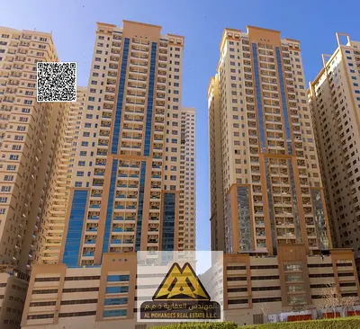 فرصة استثمارية مميزة في أبراج الإمارات – شقة غرفة وصالة مؤجرة مع باركن وطابق مرتفع وعائد إيجاري جاهز