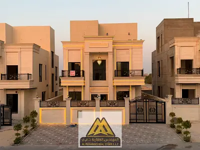 Luxury Classic Villa for Sale in Al Helio 1 Ajman with Full Stone Facade Elegant Design Spacious Layout and Premium Finishing