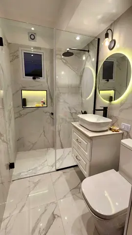Shower glass installation