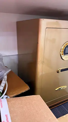 Heavy Duty Gold Electronic Digital Safe Box