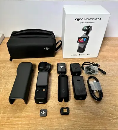 DJI Osmo Pocket 3 Creator Combo + ND Filters – Like New