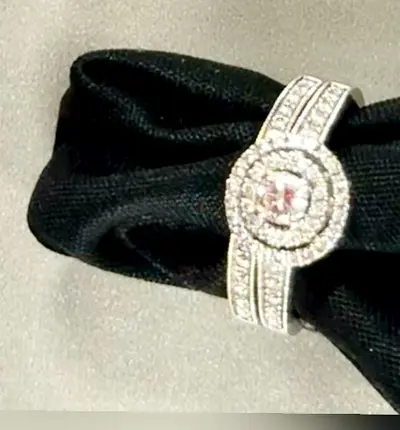 Diamond Ring Pair — White Gold, IGI Certified