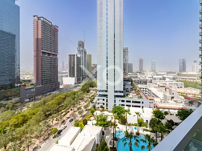 Pool and Park View | Studio | 618 SQFT