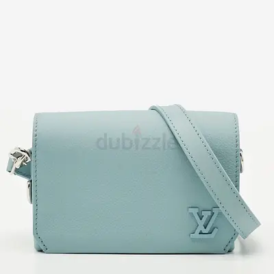 Louis Vuitton Fastline Blue Aerogram Leather Wearable Wallet Bag