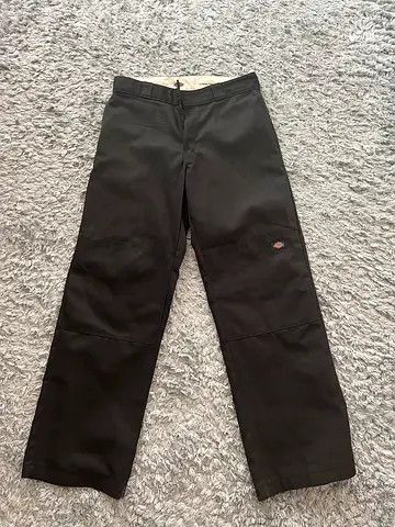 Dickies double knee pants black
