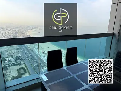 Spacious 1BHK Apartment for Monthly Rent in Corniche Tower Partial Sea View Prime Location