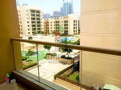 Pool and garden view| Well-Maintained | vacant