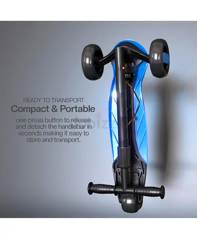 Foldable 3-Wheel Kids Scooter - Compact  Portable 3-10 years all height adjustment