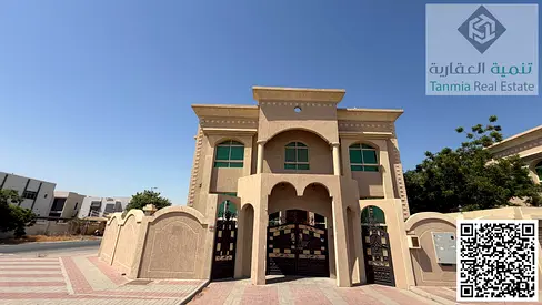 فيلا زاوية للإيجار الحميدية 1 عجمان قرب شارع عمار 5 غرف 85 ألف نهائي