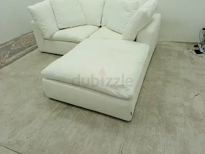 Loom collection cloud feather 🪶 filled modular sofa with ottoman