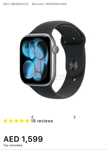 Apple watch series 11 Black 42mm GPS