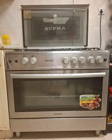 Supra 5-burner Gas Cooker with Oven - Used, Working