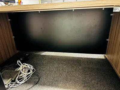 Wood-effect Office Desk / Computer Workstation - excellent Condition