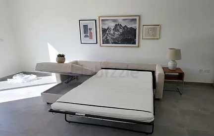 Comfortable corner sofa that easily converts into a large bed. Practical storage compartment underne