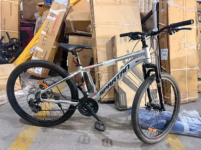 Spartan Silver Mountain Bike with Shimano Gears