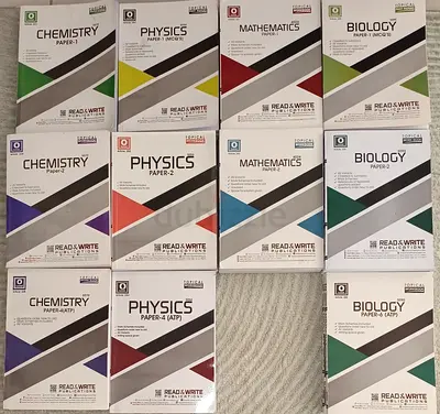 2sets O level topical IGCSE Past Paper Practice Books - Chemistry, Physics, Biology, Mathematics