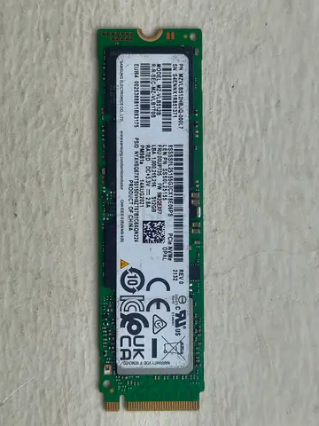 SAMSUNG 512GB NVMe SSD drive for sale.