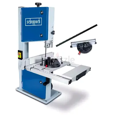 Scheppach HBS261 550W Bandsaw 120mm Cutting Height Tilting Table Mitre Gauge