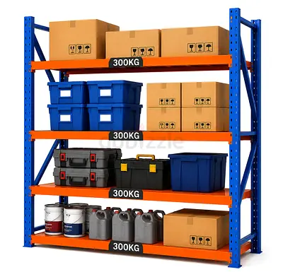 Medium Duty Storage Racks – (300kg UDL per Level)
