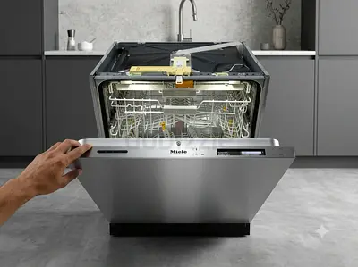 Miele Latest Model Built-In Integrated Dishwasher – Knock-to-Open Door | Excellent Working Condition