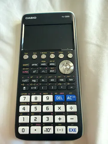Casio fx-CG50, used for A level maths and all International Baccalaureate maths subjects