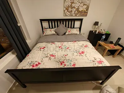 HEMNES bed set + side tables