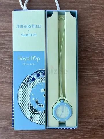 Audemars Piguet x Swatch Royal Pop Blaue Acht Pocket Watch - FULL SET NEW