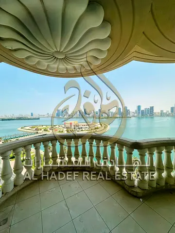 🌊🏡 Luxury 3-Bedroom Apartment for Annual Rent in Al Majaz 3, Sharjah Direct Lake View | Maid's Room | 3 Balconies | Premium Tower Live in one of the