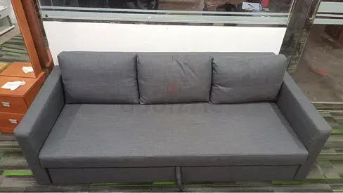 Modern Grey 3-Seater Sofa