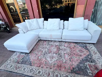 Excellent condition olta modular couch  footstool