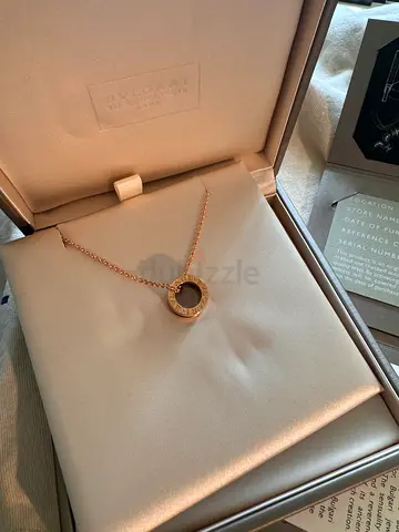 Bvlgari necklace b zero rose gold authentic