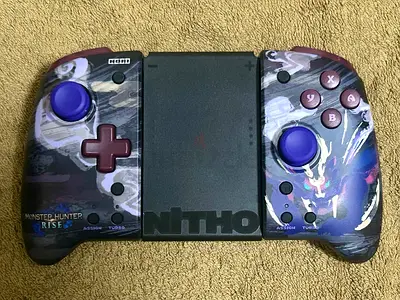 HORI Split Pad Pro (Monster Hunter: Rise) Controller Compatible with Nintendo Switch 1 and OLED