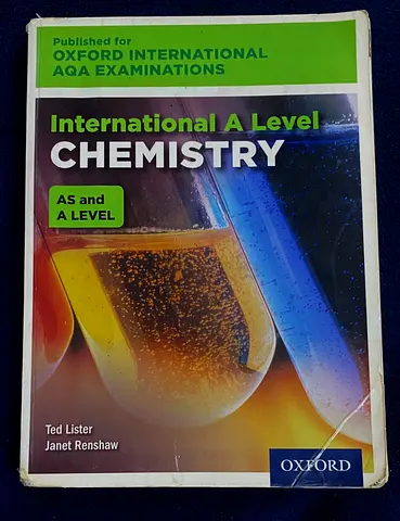 Oxford International AQA A level Chemistry Textbook for AS  A level