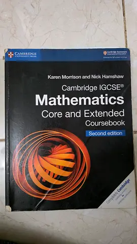Cambridge IGCSE Mathematics Core and Extended Coursebook + Workbook (2nd Edition)