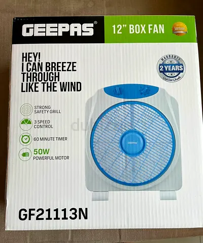 Geepas 12” Tabletop Fan Brand New in box
