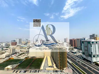 Luxury 1BR apartment in Gulfa Towers, Al Rashidiya 1. AED 45K yearly, 4 payments, parking included, gym, pool, prime Sheikh Khalifa location.