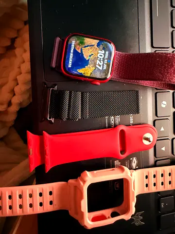 Apple Watch 9 GPS Red with Multiple Interchangeable Straps